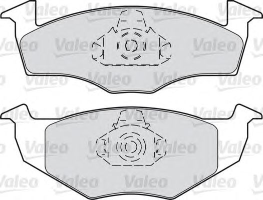 Тормозные колодки VALEO 598066