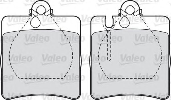 Тормозные колодки VALEO 598447