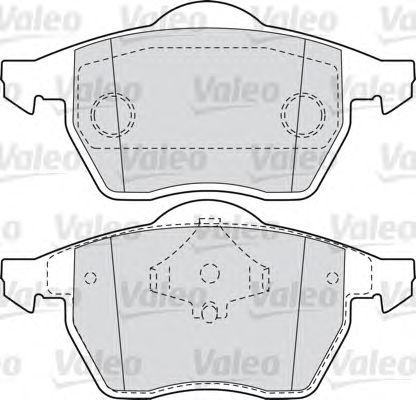 Тормозные колодки VALEO 598303