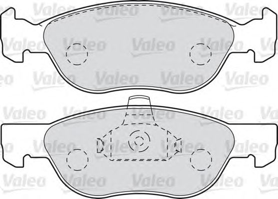 Тормозные колодки VALEO 598041