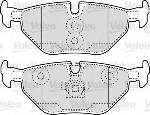 Тормозные колодки VALEO 598753