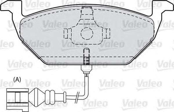 Тормозные колодки VALEO 598332
