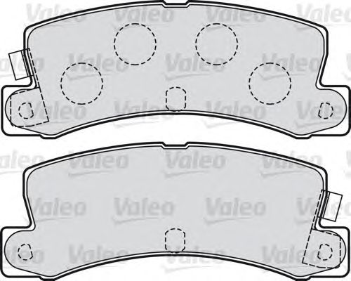 Тормозные колодки VALEO 598984
