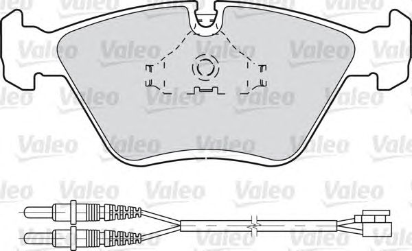 Тормозные колодки VALEO 598281
