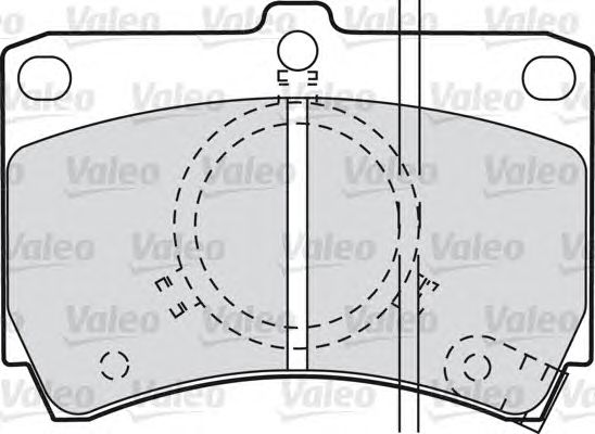 Тормозные колодки VALEO 598293