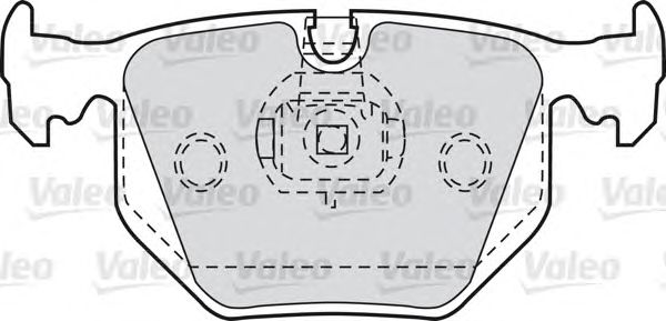 Тормозные колодки VALEO 598580