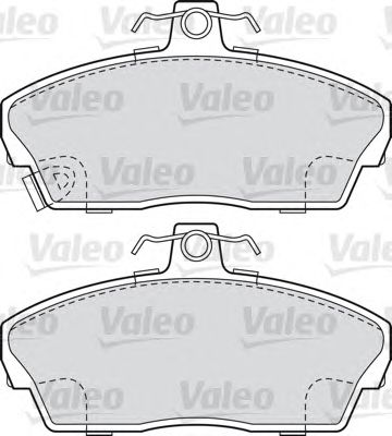 Тормозные колодки VALEO 598022