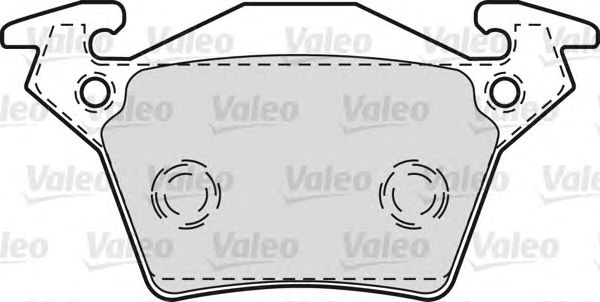Тормозные колодки VALEO 598301