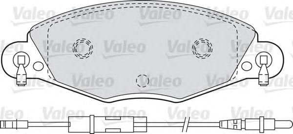 Тормозные колодки VALEO 598416