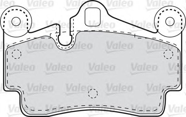 Тормозные колодки VALEO 598770