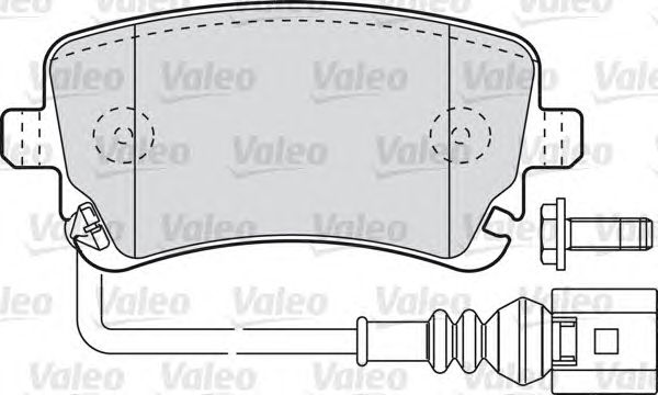 Тормозные колодки VALEO 598641