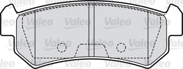 Гальмівні колодки VALEO 598874