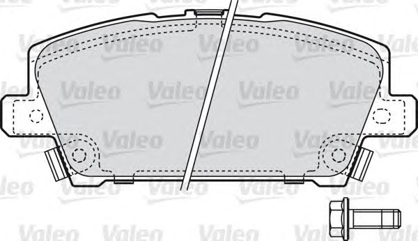 Тормозные колодки VALEO 598803