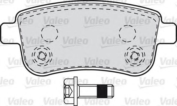 Гальмівні колодки VALEO 601000