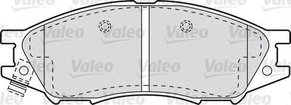 Тормозные колодки VALEO 598747