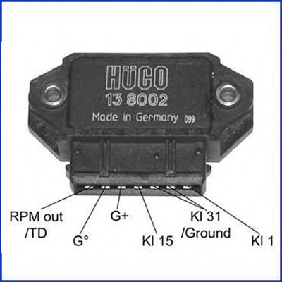 Коммутатор зажигания HUCO 138002