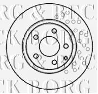 Гальмівний диск BORG & BECK BBD4292
