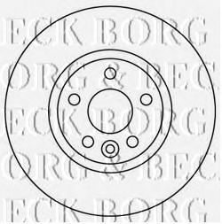 Гальмівний диск BORG & BECK BBD4567
