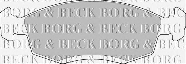 Тормозные колодки BORG & BECK BBP1100