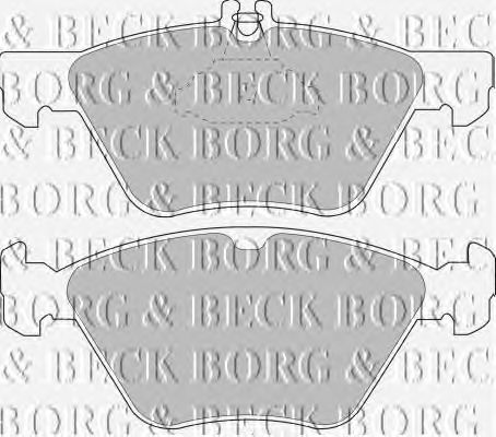 Тормозные колодки BORG & BECK BBP1393