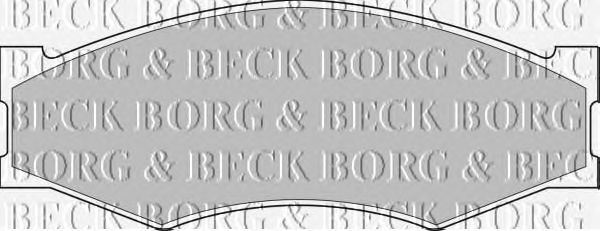 Тормозные колодки BORG & BECK BBP1551