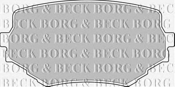 Гальмівні колодки BORG & BECK BBP1597