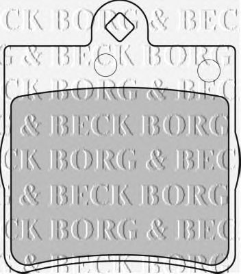 Гальмівні колодки BORG & BECK BBP1669