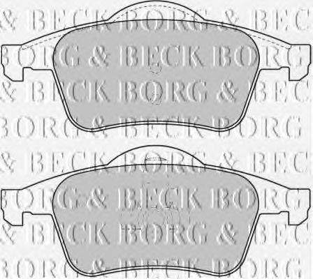Тормозные колодки BORG & BECK BBP1697