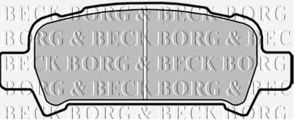 Тормозные колодки BORG & BECK BBP1705