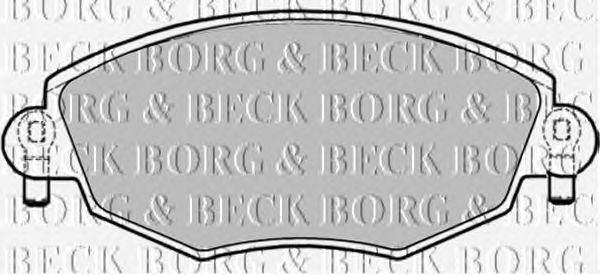 Тормозные колодки BORG & BECK BBP1706