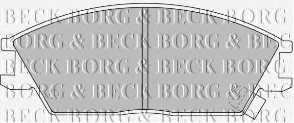 Тормозные колодки BORG & BECK BBP1785