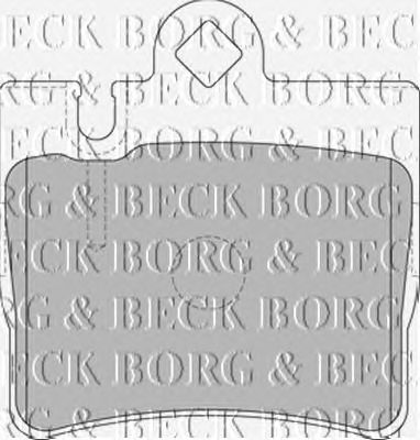 Тормозные колодки BORG & BECK BBP1797