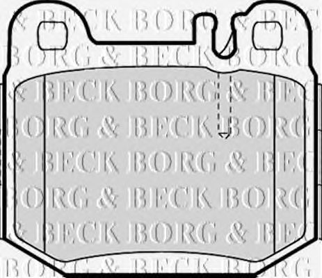 Гальмівні колодки BORG & BECK BBP1799