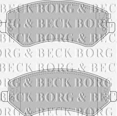 Гальмівні колодки BORG & BECK BBP1830