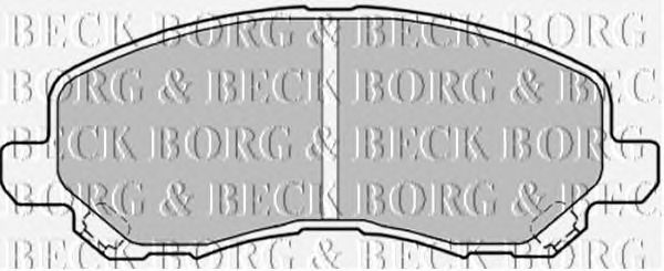 Тормозные колодки BORG & BECK BBP1831