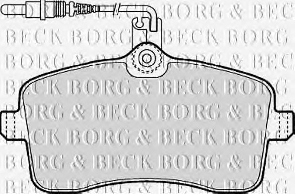 Тормозные колодки BORG & BECK BBP1897