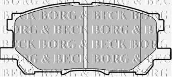 Тормозные колодки BORG & BECK BBP1901