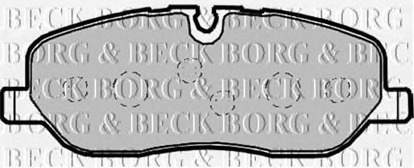 Гальмівні колодки BORG & BECK BBP1929