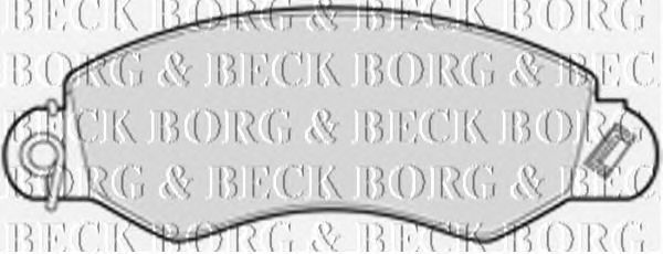 Тормозные колодки BORG & BECK BBP1976