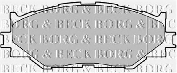 Гальмівні колодки BORG & BECK BBP1993