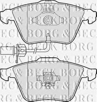 Тормозные колодки BORG & BECK BBP2013