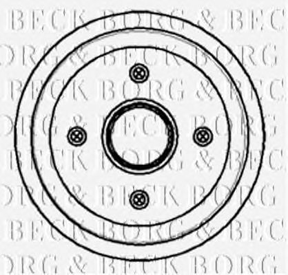 Тормозной барабан BORG & BECK BBR7055