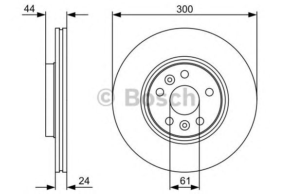 Тормозной диск BOSCH 0 986 479 554