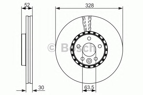 Тормозной диск BOSCH 0 986 479 621
