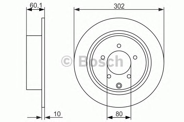 Гальмівний диск BOSCH 0 986 479 746