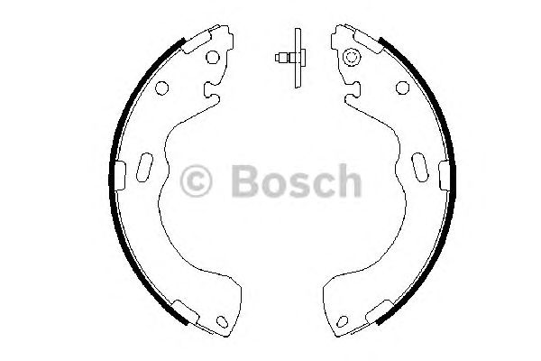 Тормозные колодки BOSCH 0 986 487 631