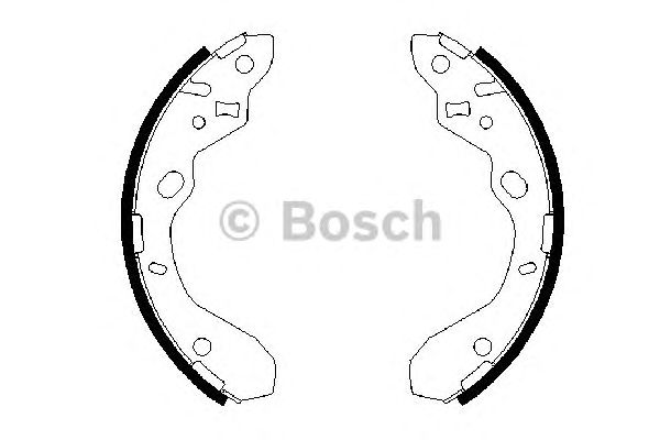 Тормозные колодки BOSCH 0 986 487 652