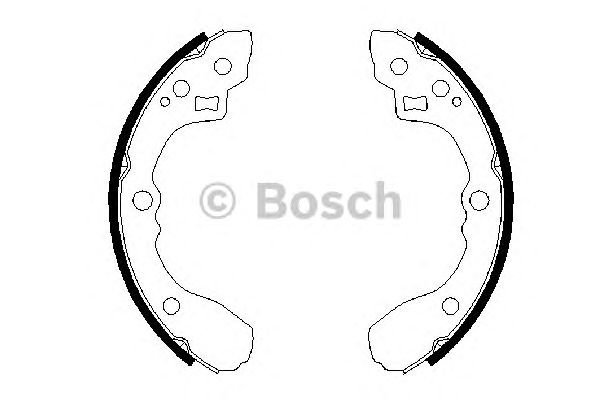 Тормозные колодки BOSCH 0 986 487 687