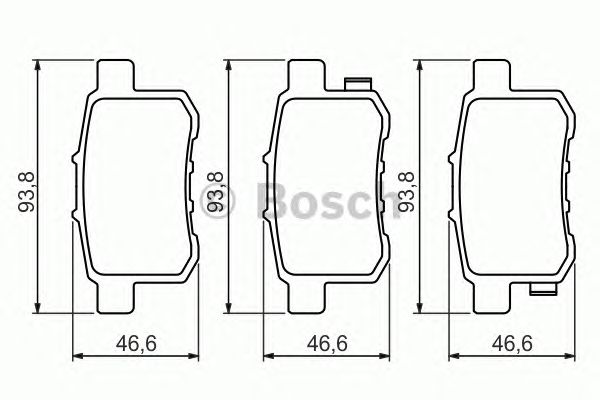 Тормозные колодки BOSCH 0 986 494 338