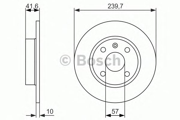 Тормозной диск BOSCH 0 986 479 903